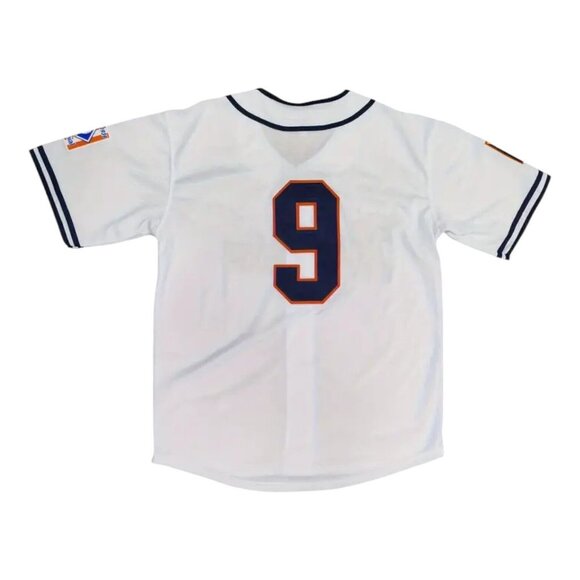 New York Knights Roy Hobbs #9 Baseball Jersey Stitched White Men's - Picture 3 of 7